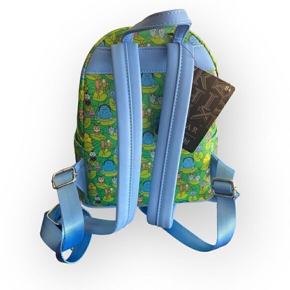 Loungefly Disney Pixar A Bug’s Life Mini Backpack Green Bugs New Exclusive - Picture 7 of 8